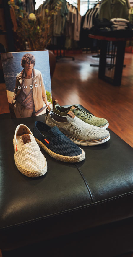 alt="Mens shoes fashion for Spring Summer of 2025 from Landmark Clothiers"